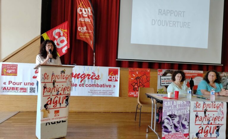UN NOUVEAU BUREAU POUR L'UD CGT AUBE